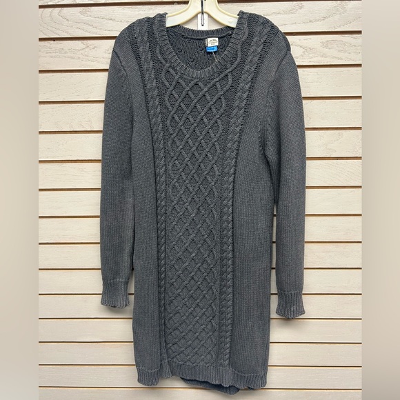 Kavu Sweaters - Kavu Charcoal Cable Knit Sweater